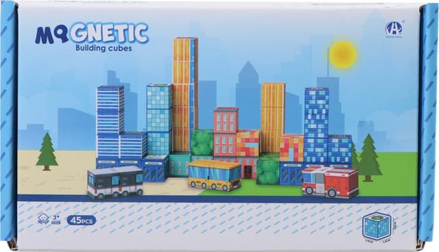 Blocos Magnéticos de Construção Chuang Huang Ch1430 (45 Pçs)