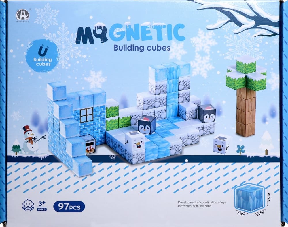 Blocos Magnéticos de Construção Chuang Huang Ch1261 (97 Pçs)