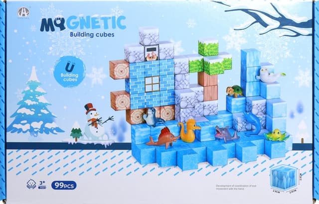 Cubos Magnéticos de Construção Chuang Huang Ch1266 (99 Pçs)