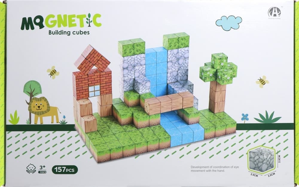 Blocos Magnéticos de Construção Chuang Huang Ch1271 (157 Pçs)