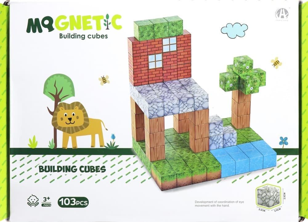 Cubos Magnéticos de Construção Chuang Huang Ch1273 (103 Pçs)