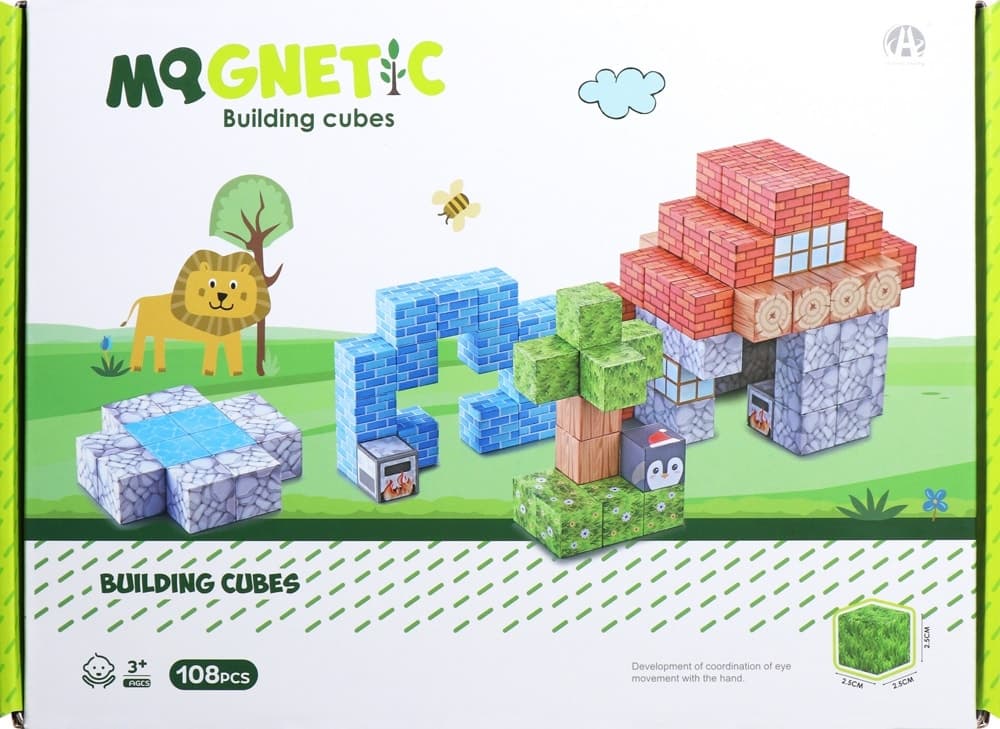 Blocos Magnéticos de Construção Chuang Huang Ch1275 (108 Pçs)