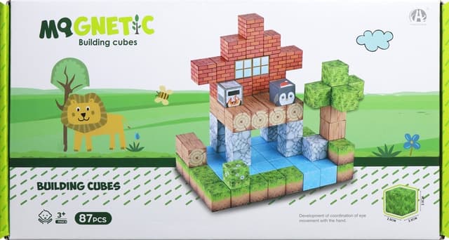 Blocos Magnéticos de Construção Chuang Huang Ch1276 (87 Pçs)