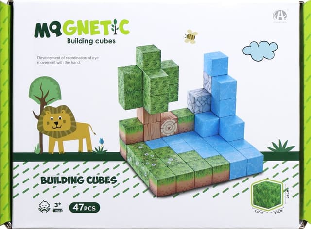 Blocos Magnéticos de Construção Chuang Huang Ch1277 (47 Pçs)