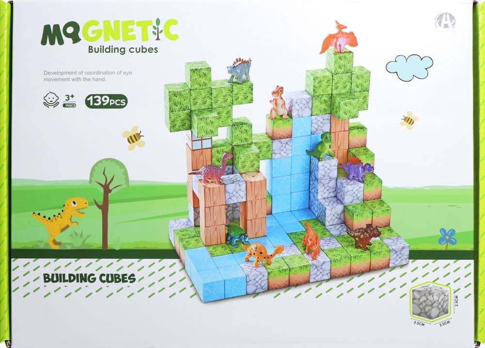 Blocos Magnéticos de Construção Chuang Huang Ch1283 (139 Pçs)