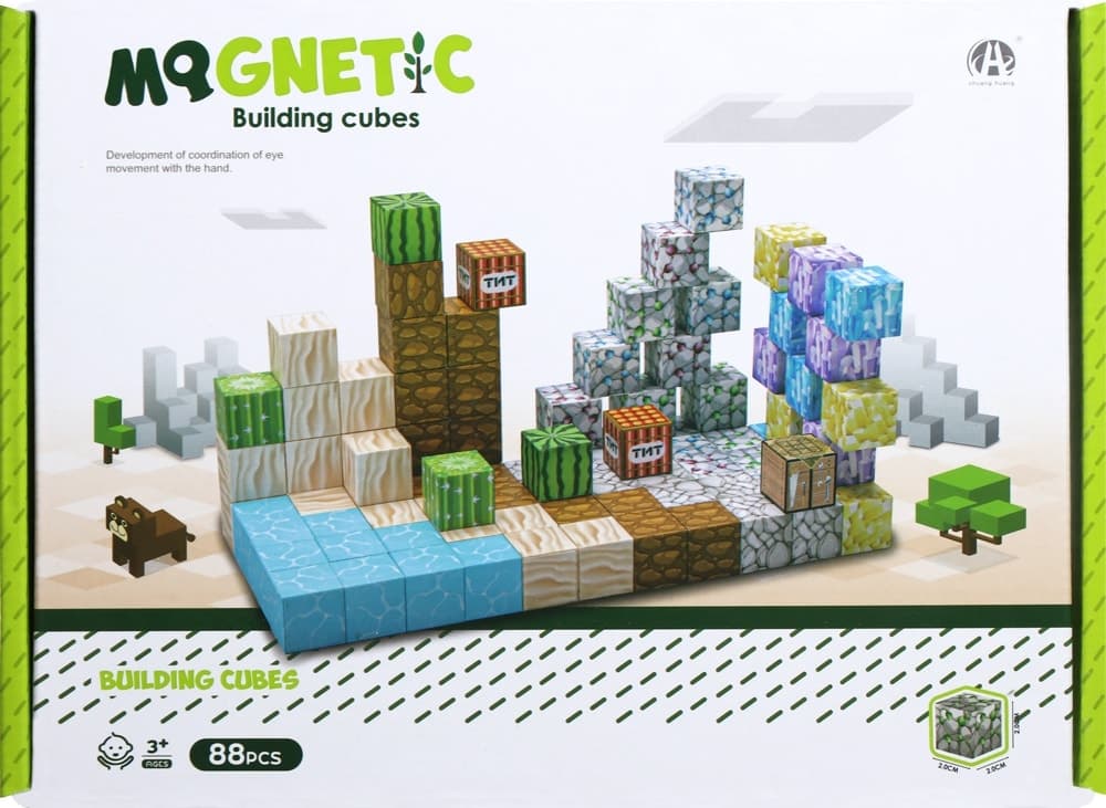 Blocos Magnéticos de Construção Chuang Huang Ch1318 (88 Pçs)