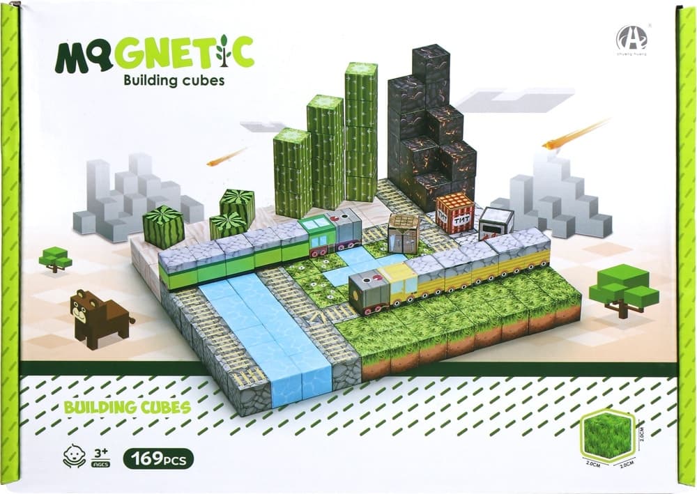 Blocos Magnéticos de Construção Chuang Huang Ch1328 (169 Pçs)