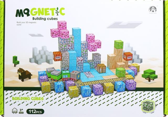 Blocos Magnéticos de Construção Chuang Huang Ch1329 (112 Pçs)