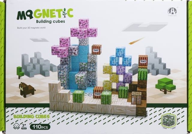 Blocos Magnéticos de Construção Chuang Huang Ch1330 (110 Pçs)