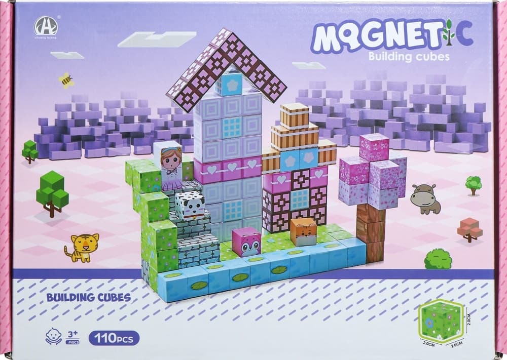 Blocos Magnéticos de Construção Chuang Huang Ch1331 (110 Pçs)