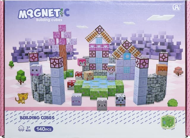 Blocos Magnéticos de Construção Chuang Huang Ch1333 (140 Pçs)