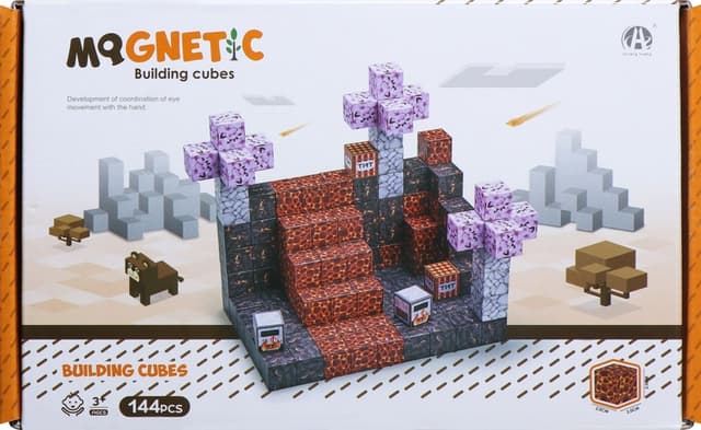 Cubos Magnéticos de Construção Chuang Huang Ch1337 (144 Pçs)
