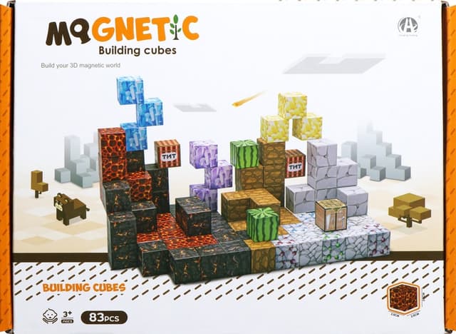 Cubos Magnéticos de Construção Chuang Huang Ch1352 (83 Pçs)