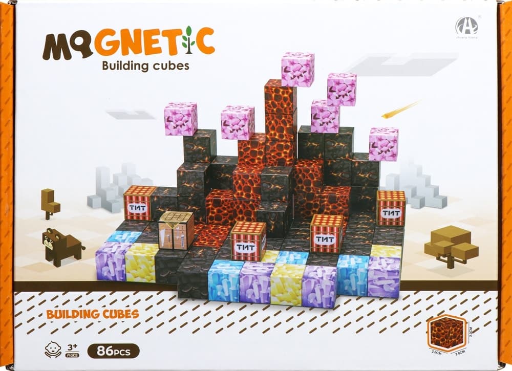 Blocos Magnéticos de Construção Chuang Huang Ch1353 (86 Pçs)
