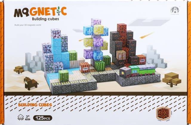 Blocos Magnéticos de Construção Chuang Huang - Ch1356 (125 Pçs)