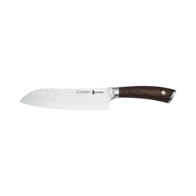 Faca de Cozinha 3 Claveles Sakura Santoku 17.5Cm