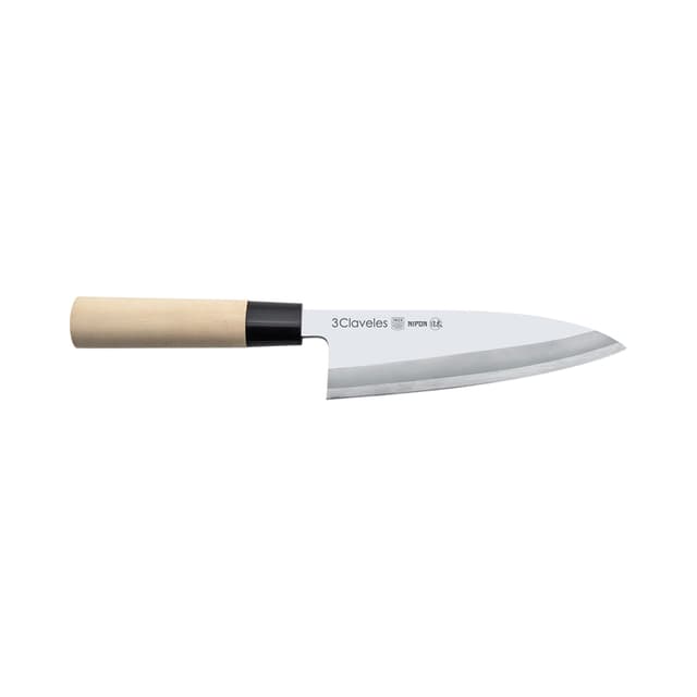 Faca de Cozinha 3 Claveles Nipon Deba 21CM