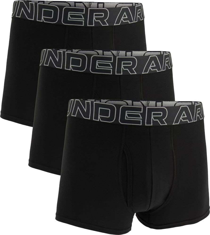 Cueca Boxer Masculina Under Armour 1383891-001 (3 Unidades)
