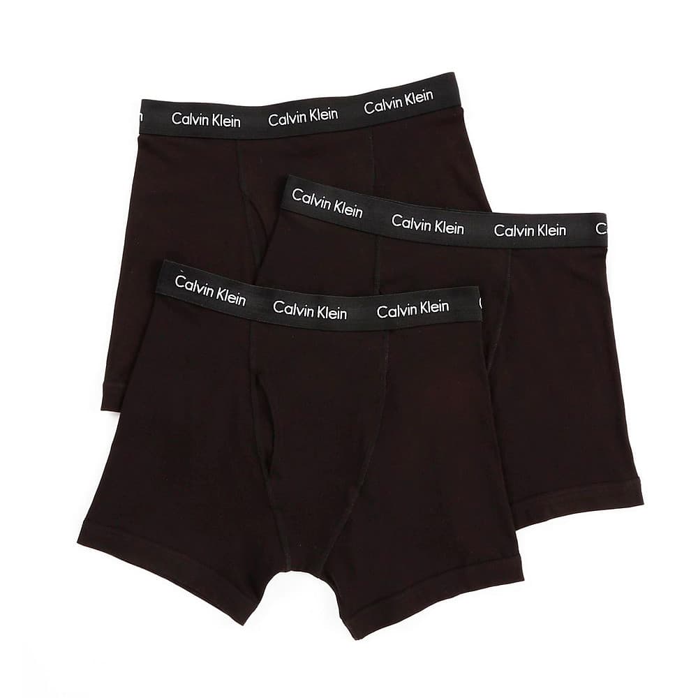 Cueca Masculino Calvin Klein Nu2666-001 S – Preto – 3 Peças