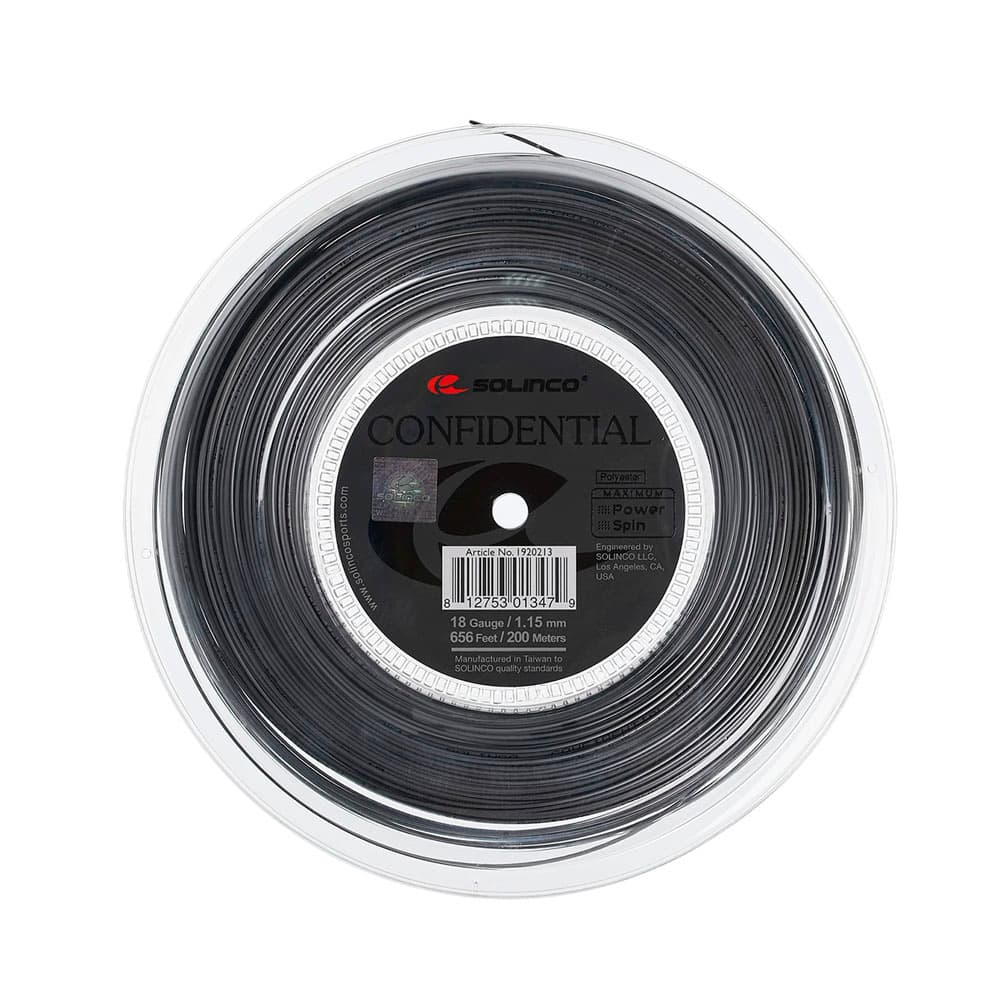 Corda para Raquetes de Tênis Solinco Confidential 18 1.15 Mm