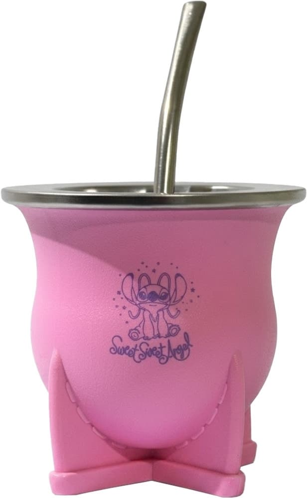 Cuia com Bomba para Chimarrão Ppr Solution Stich Angel