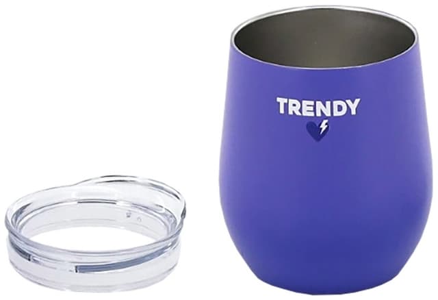 Cuia para Mate Trendy 18486 com Tampa 280mL - Roxo