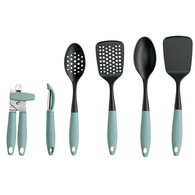 Conjunto de Utensílios Cuisinart Oceanware Teal 6 Peças