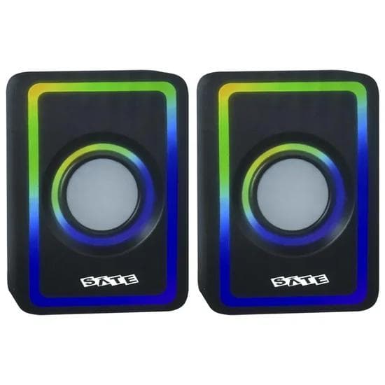 Caixa de Som Satellite As-92005 Gamer RGB BT/USB