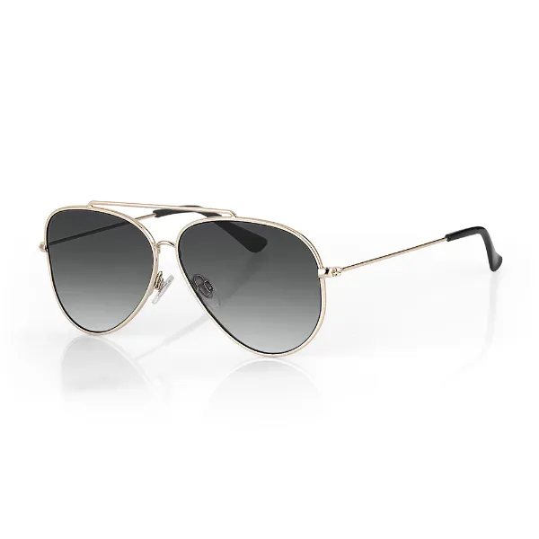 Óculos de Sol Daniel Klein Dk3269-3 Preto/Dourado