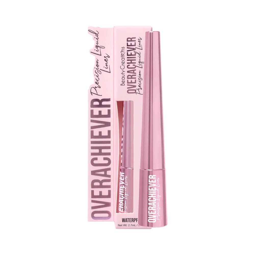 Delineador Líquido Beauty Creations Overachiever Precision Marrom 2.7ml