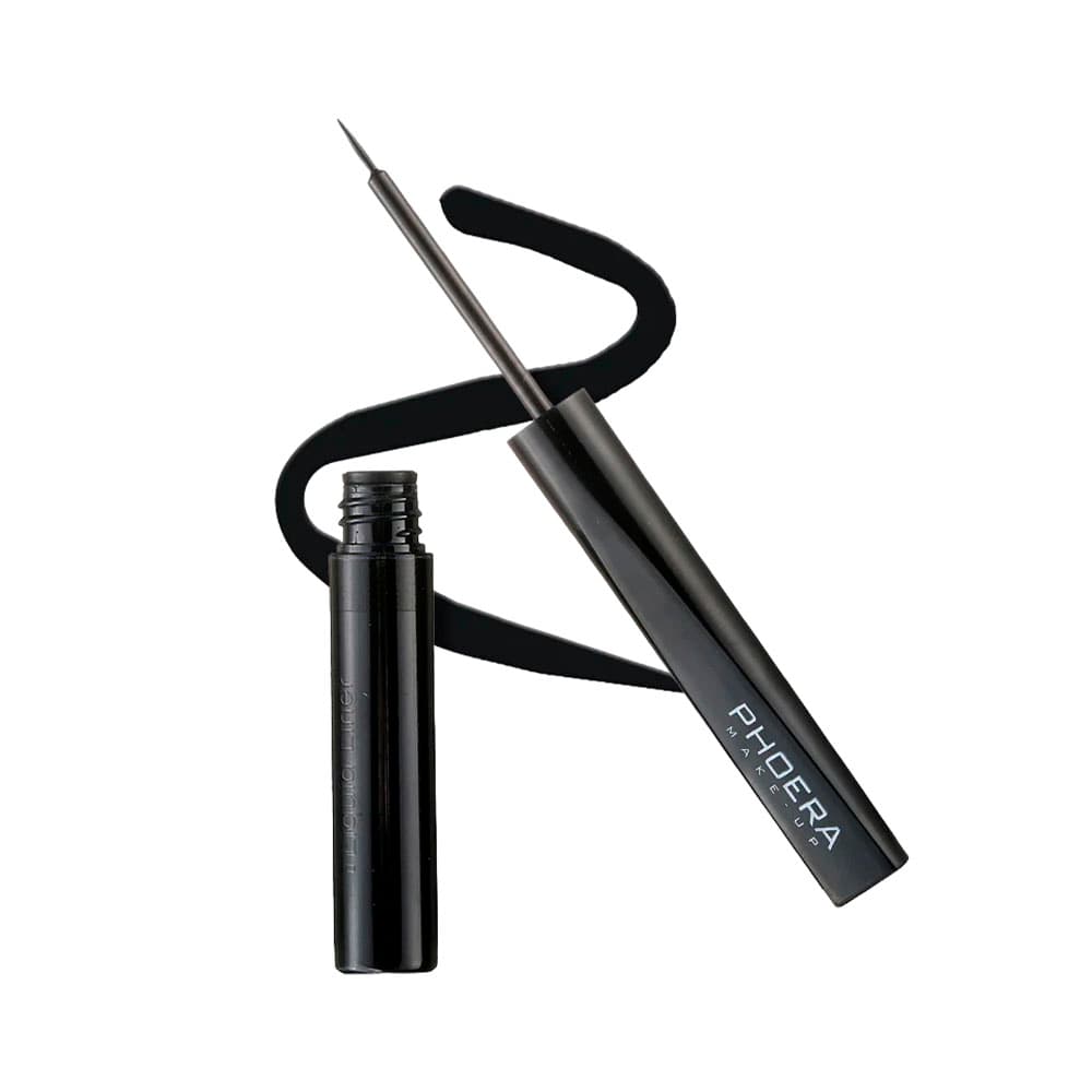 Delineador Líquido Phoera Glamour 101 Preto 3ml