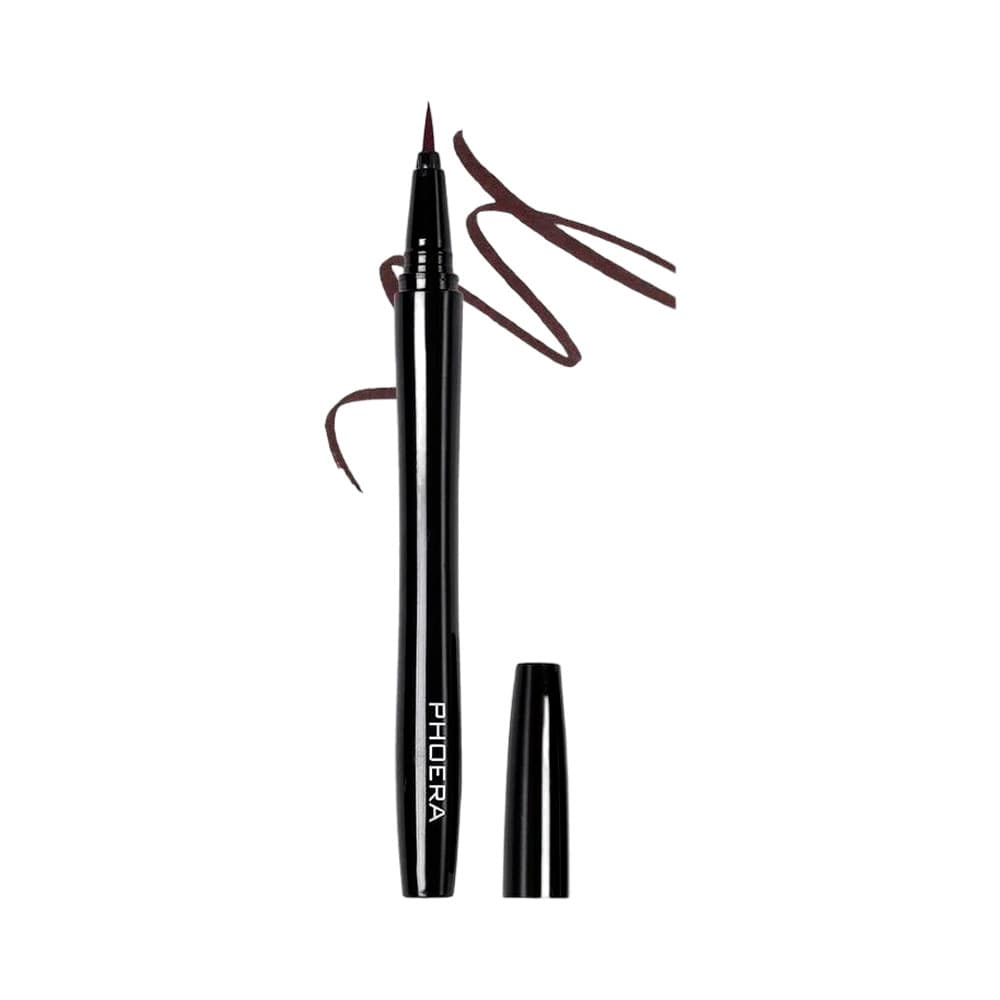Delineador Líquido Phoera Precise Waterproof 102 Marrom Escuro 8ml
