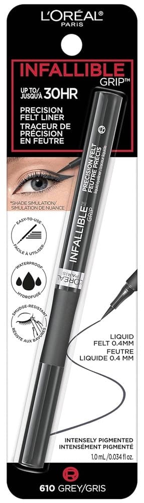Delineador L'Oréal Infallible 600 Black 1mL