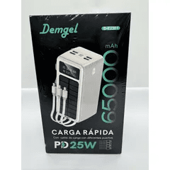 Carregador Portátil Demgel D-E2301 65000mAh 25W Preto