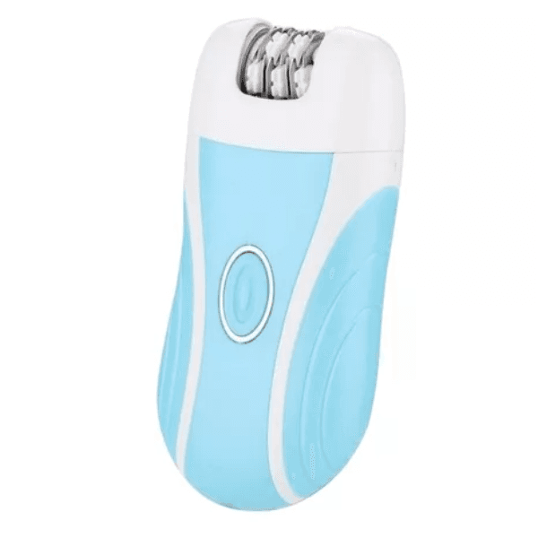 Depilador Boxili 3 Em 1 Epilador / Conjunto de Barbeador Recarregável 3W - Branco/Azul Claro