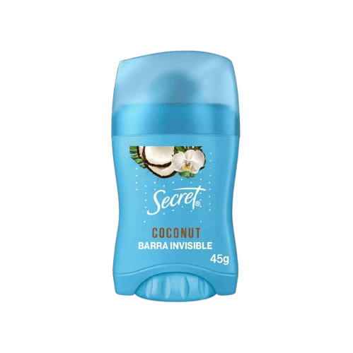 Desodorante Secret Stick 5X Fresh Defense Coconut Gel Feminino 45G