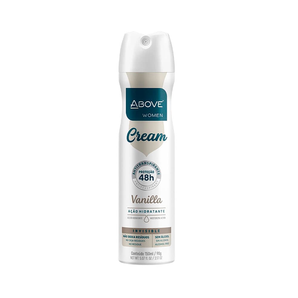 Desodorante Creme Above Vanilla 48H 150ml
