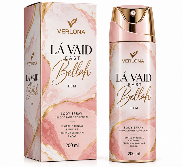 Desodorante Feminino Verlorna La Vaid East Bellah 200ml