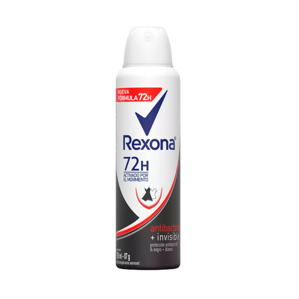 Desodorante Rexona Antibacterial Invisible 72H 150ml