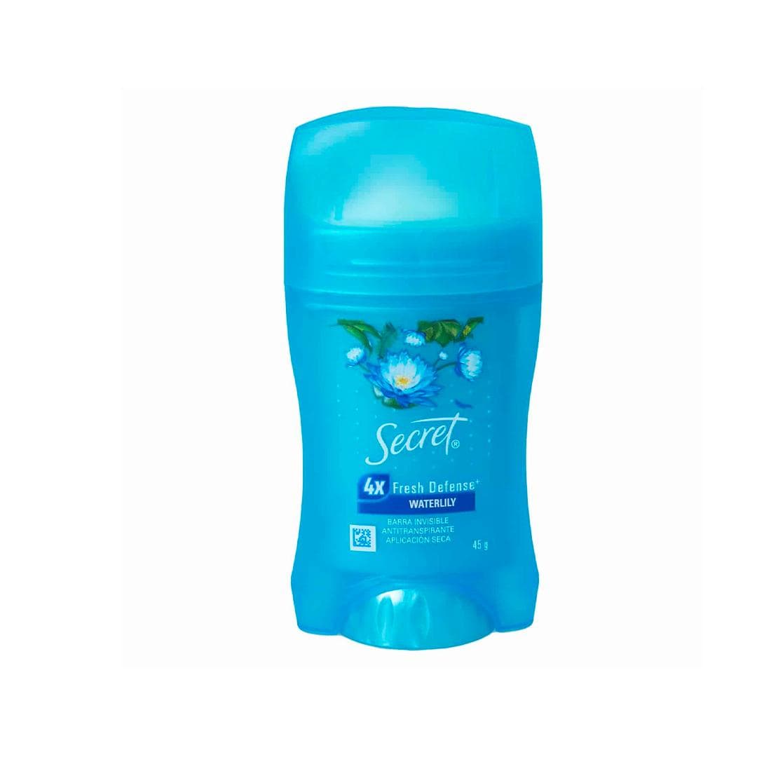 Desodorante Stick Feminino Secret Fresh Defense Waterlily 45G