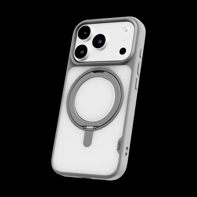 Capa Devia para iPhone 17/18 Pro Magnética Anti-choque Cinza Titânio