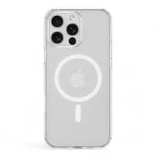 Capa Devia Pure MagSafe para iPhone 16 Pro Max Transparente