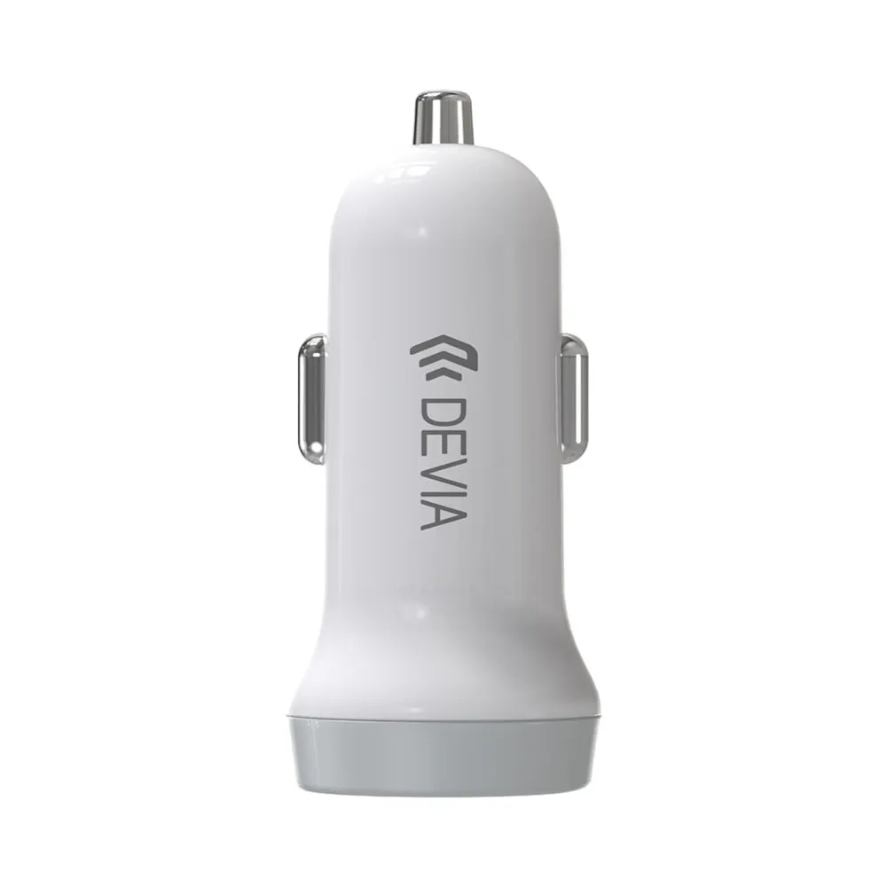 Carregador Veicular Devia Ea131 20W USB Dual Branco