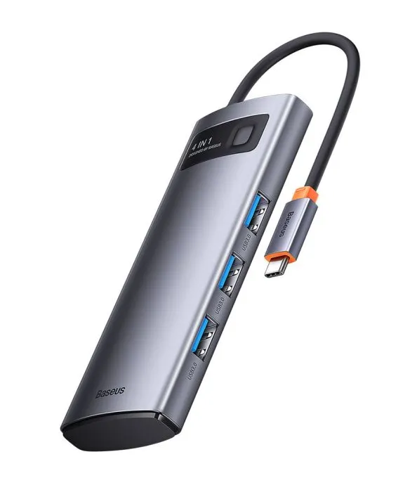Dock Station Devia Ec700 Type-c 4 Em 1 3.0 4P Cinza Profundo