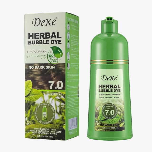 Shampoo Dexe (Series Green) 7.0 Loiro Natural 420Ml
