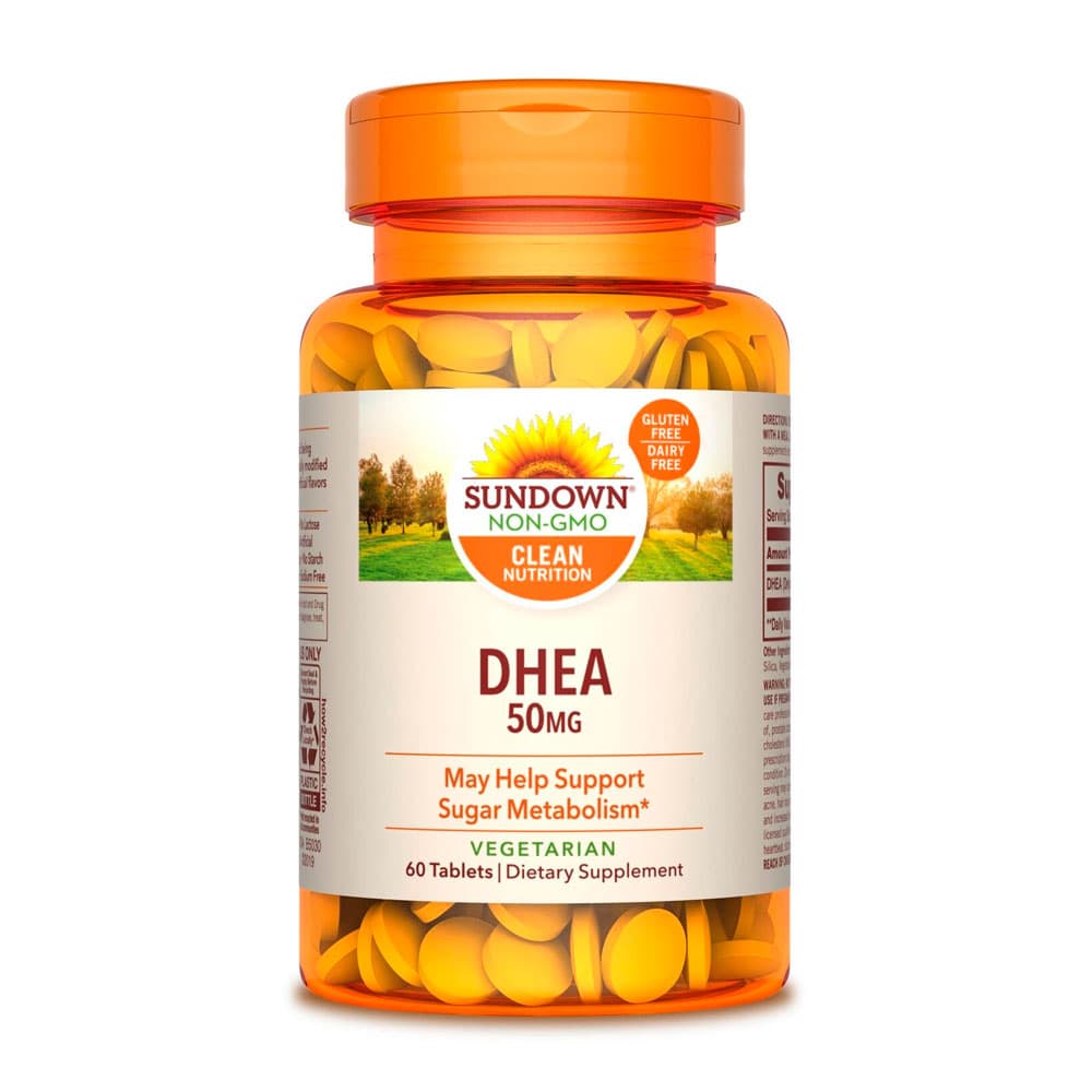 Dhea 50MG 60 Cápsulas Sundown Naturals