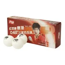 Bola de Ping Pong Dhs CD40B 2 Estrelas C/10 Branco