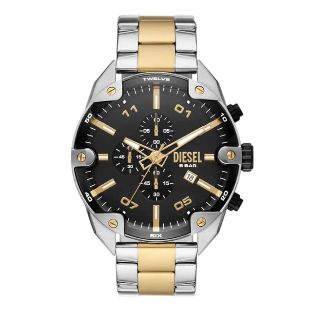 Relógio Diesel Dz4627 (49Mm) Prateado/Preto