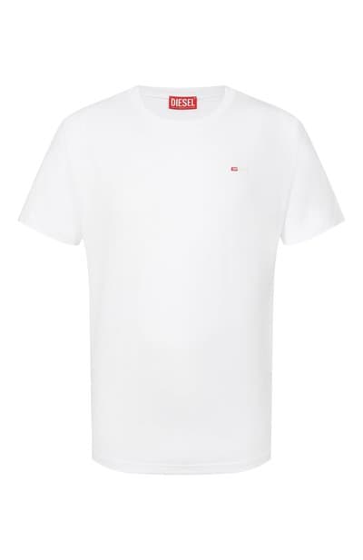 Camisa Polo Masculina Diesel A20198 0NIAX 100 100% Algodão Branco Tam. M
