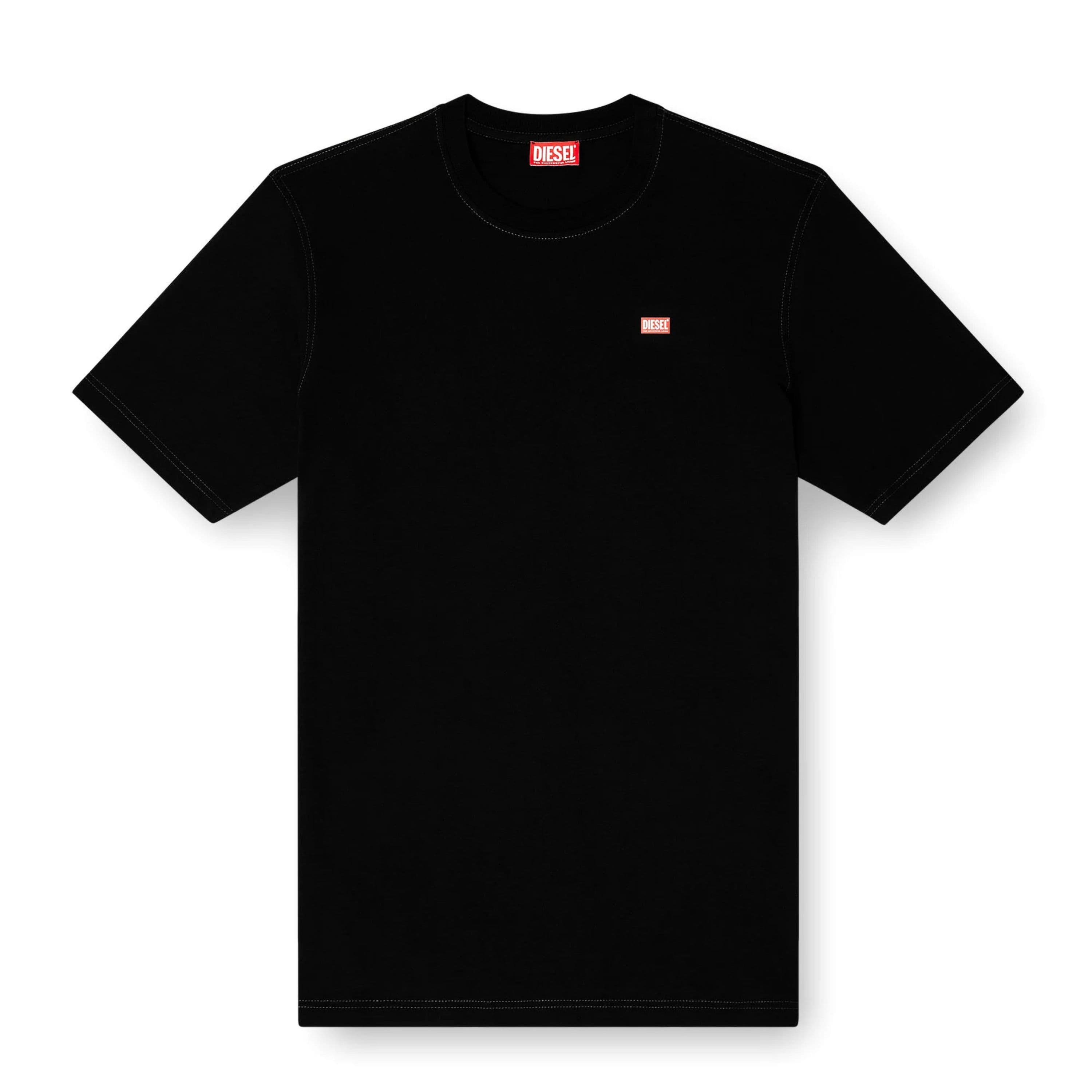 Camiseta Diesel A20198 0NIAX 9XX Masculina Preta Tam. Xl